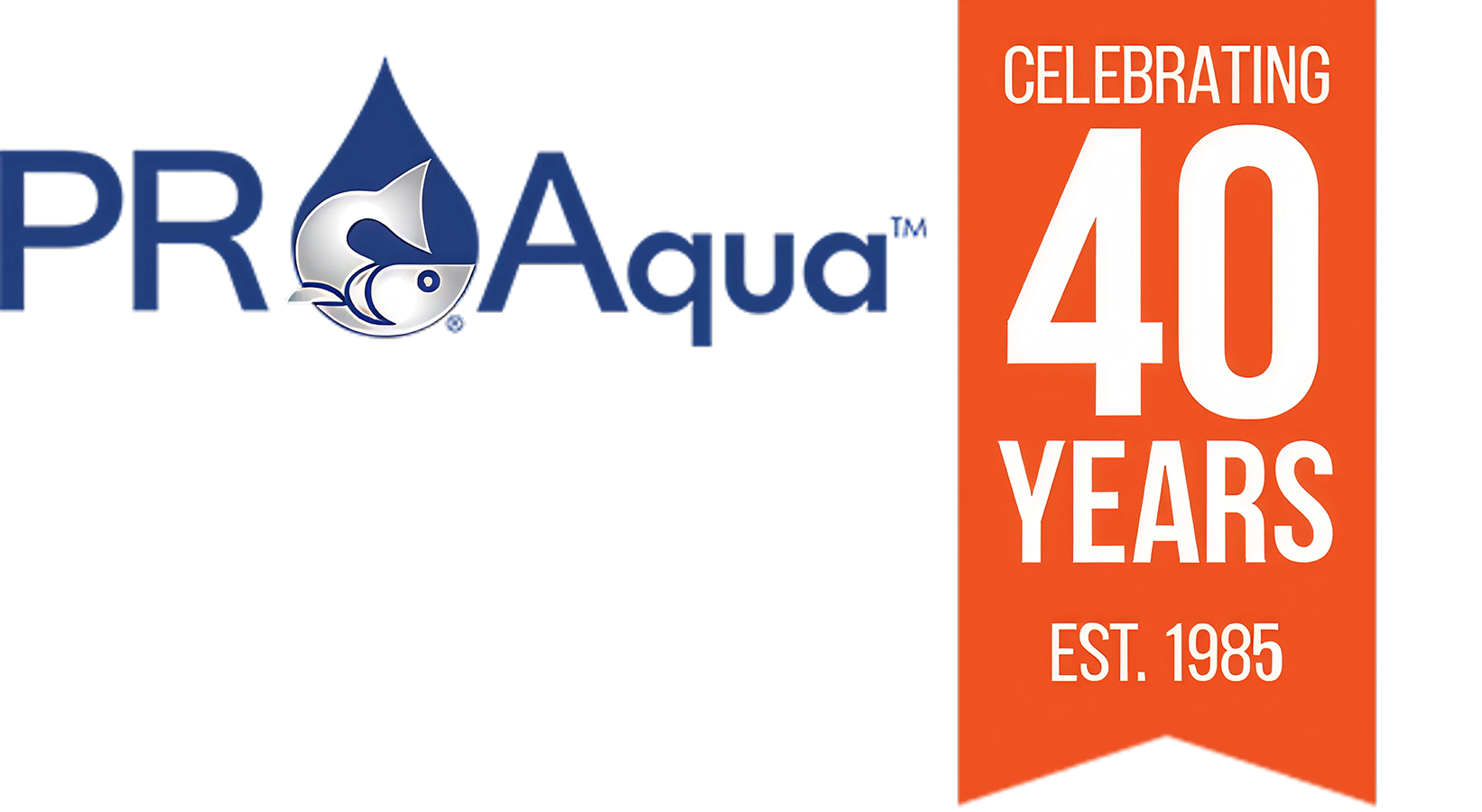 PR Aqua Celebrating 40 Years Logo